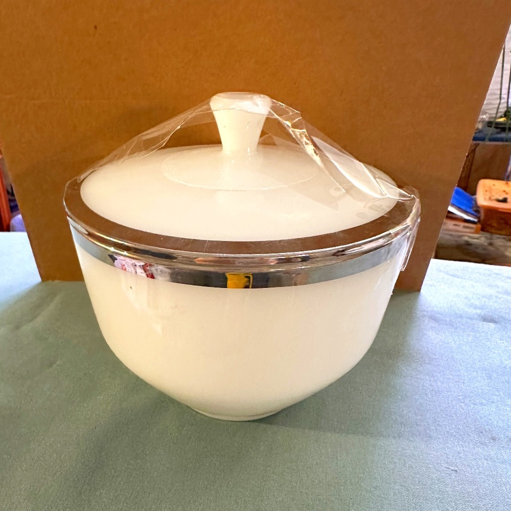 Federal Milk Glass Refrigerator Bowl